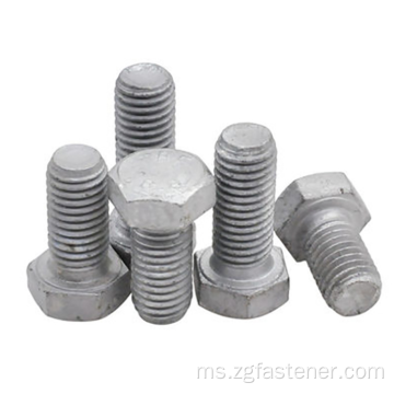 Hex Bolts Carbon Steel Gred 8.8 HDG DIN933 Bolts